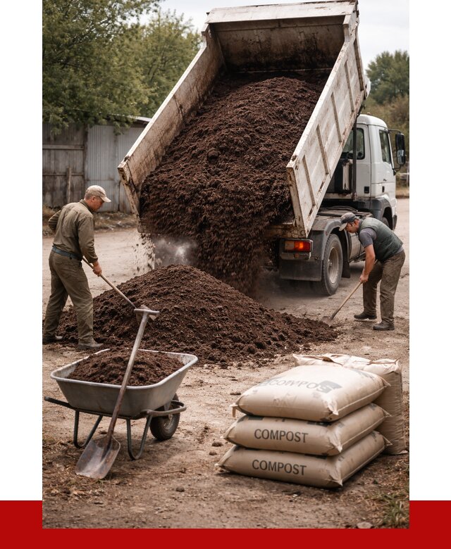 Купить компост в Еманжелинске от 4314 р. за куб с доставкой | ПРОНЕРУДМнж