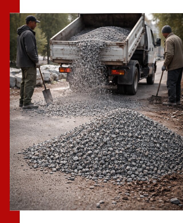 Гранитная крошка для посыпки дорог и тротуаров в Еманжелинске