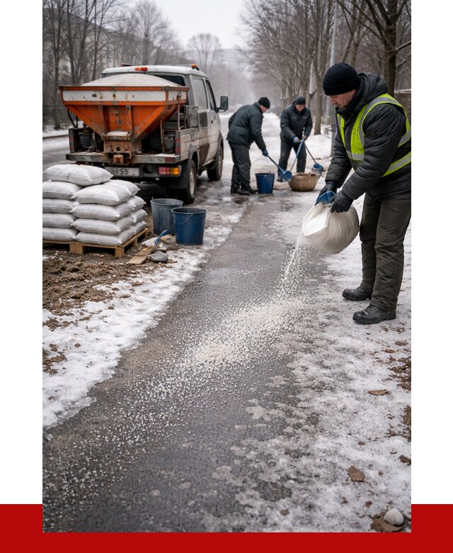 Реагент против гололеда в Еманжелинске с доставкой от 4622 р. | ПРОНЕРУДМнж