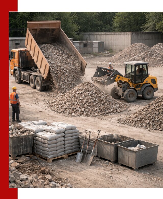 Вторичные материалы для отсыпки в Еманжелинске — поставка и доставка