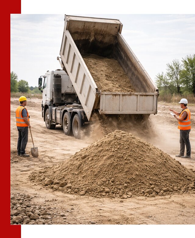 Доставка самосвалом 15 кубов в Еманжелинске за город и по городу