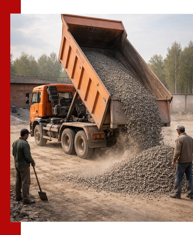Доставка самосвалом 20 м3 в Еманжелинске быстро и надежно