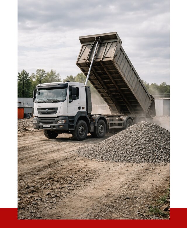 Доставка самосвалом 40 кубов в Еманжелинске от 9244 р. | ПРОНЕРУДМнж