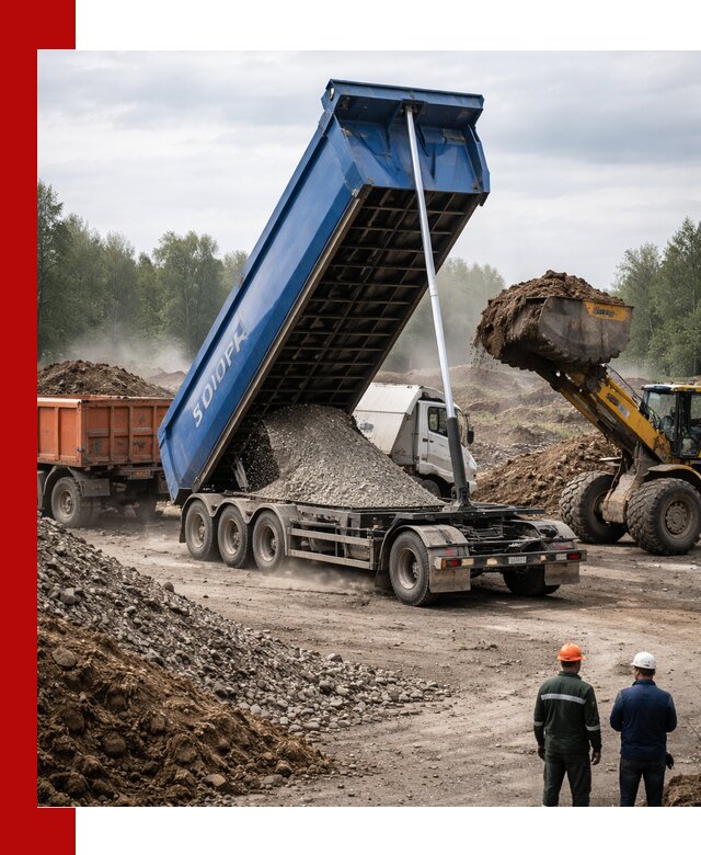 Аренда тонар 40 тонн в Еманжелинске с доставкой материалов