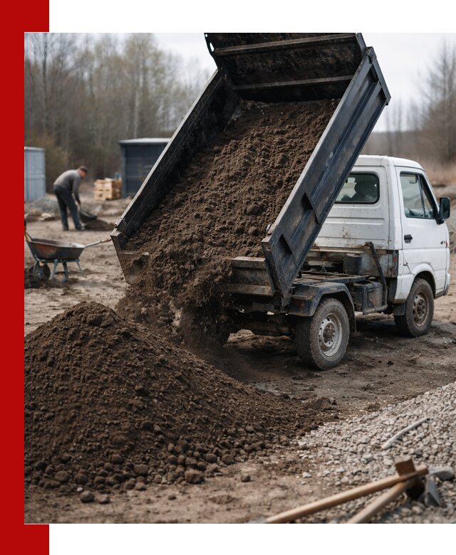 Аренда минисамосвала в Еманжелинске для доставки сыпучих материалов