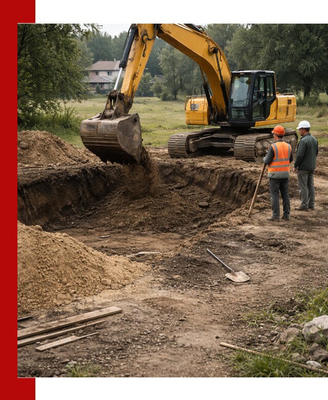 Рытье котлована под фундамент в Еманжелинске (быстро и недорого)