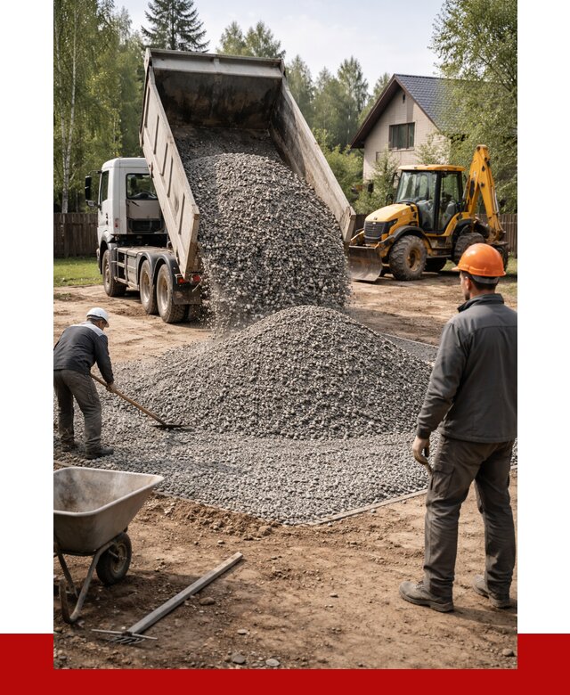 Отсыпка участка щебнем в Еманжелинске от 6676 р. ПРОНЕРУДМнж