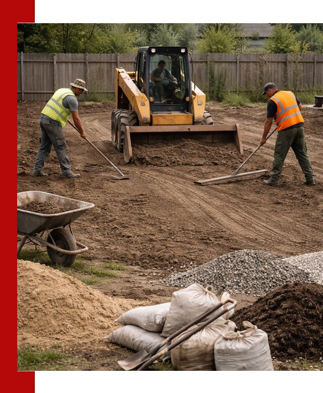 Выравнивание участка под строительство и благоустройство в Еманжелинске