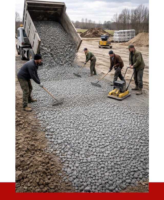Устройство щебеночной подушки в Еманжелинске от 4622 р. ПРОНЕРУДМнж